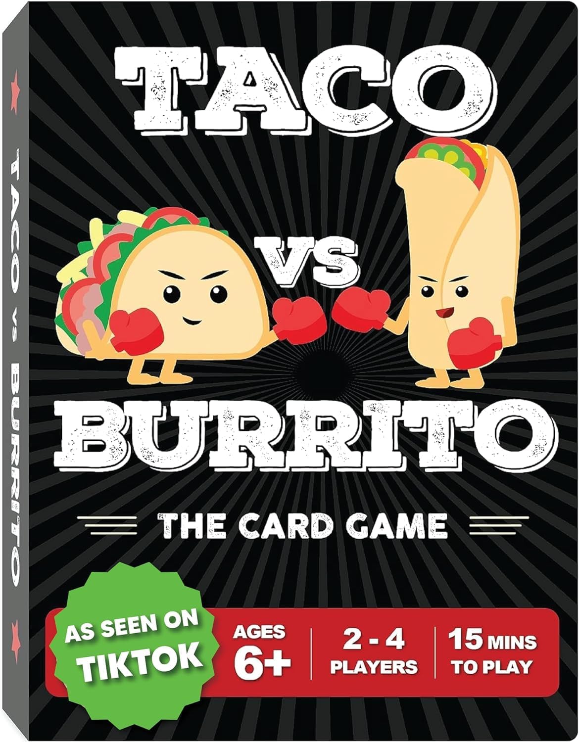 Taco vs Burrito Strategic Family Card Game