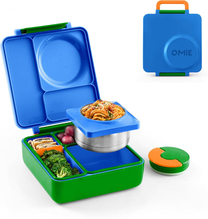 Omie Box Thermos Lunch Box For Kids Dual Insulation 3 Way Color (250ml)