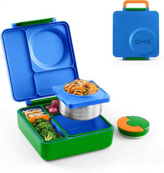 Omie Box Thermos Lunch Box For Kids Dual Insulation 3 Way Color (250ml)