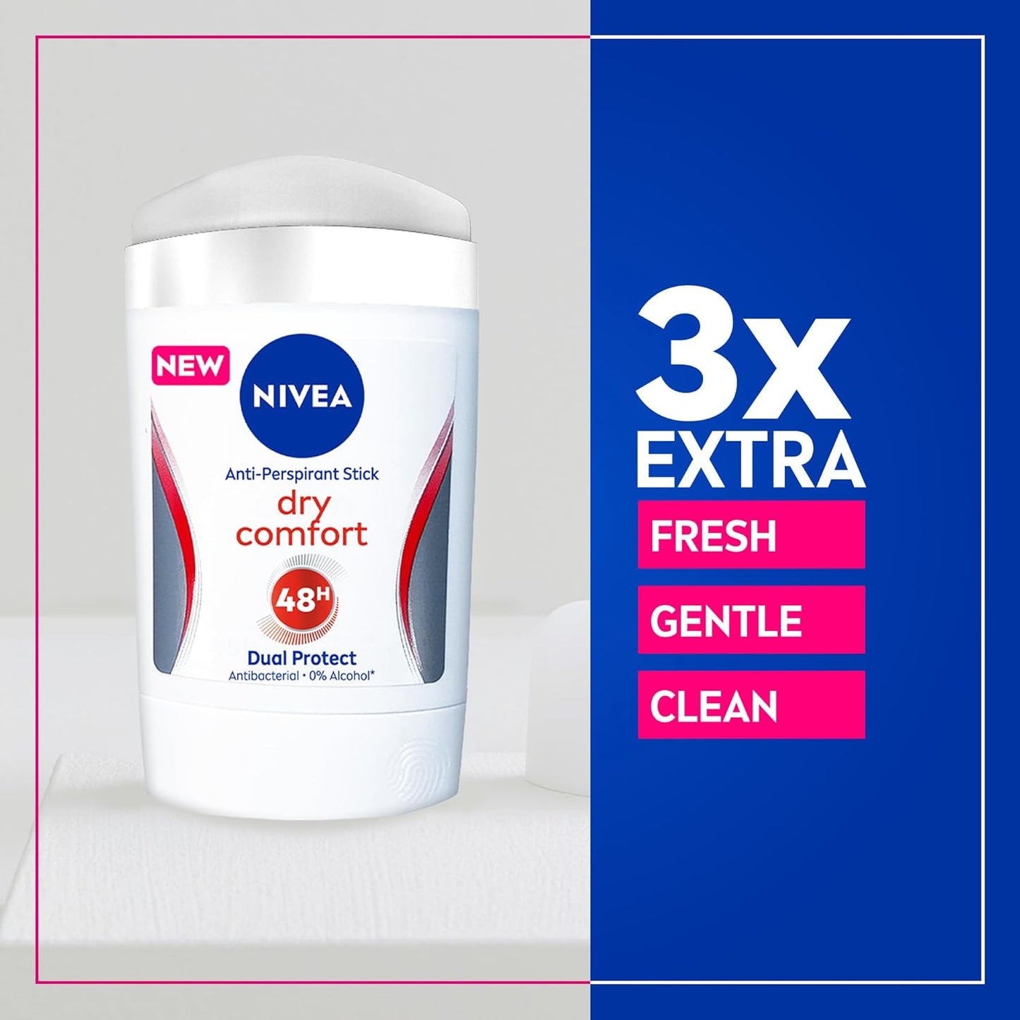نيفيا مزيل عرق للسيدات على شكل عصا للراحة الجافة (50ml)