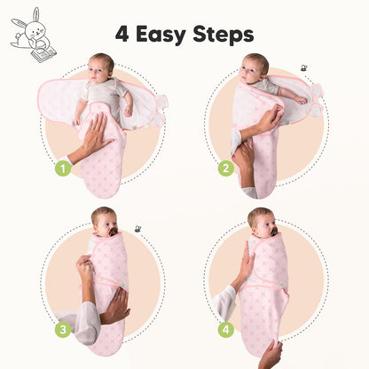 Keababies Soothe Swaddle Wrap (Candy) - Pack of 3