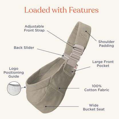 حمالة أطفال قماشية أبسي من إرجوبايبي