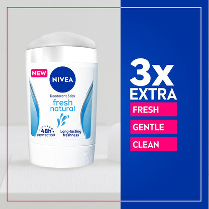 نيفيا مزيل عرق للنساء على هيئة عصا منعشة وطبيعية (50ml)