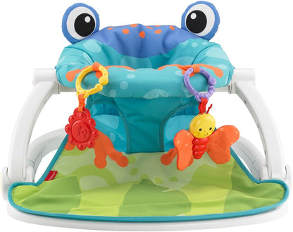 Konig Kids Baby Sit-Me-Up Floor Seat with Toys (Blue Green)