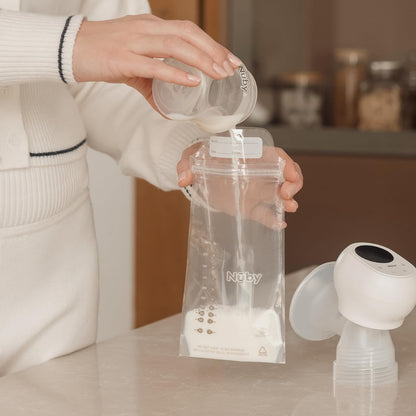 Nuby Milk Storage Bags (Clear)