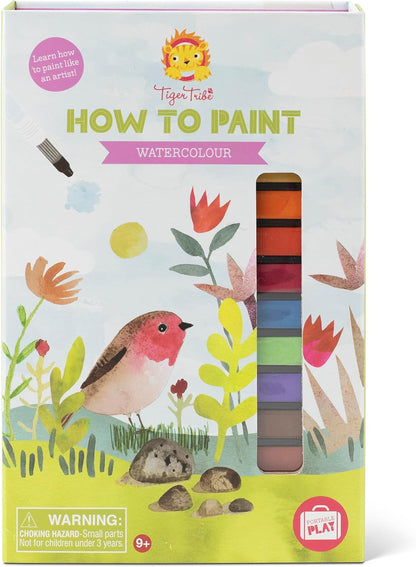 Tiger Tribe How to Paint Watercolour