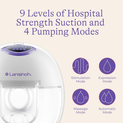 Lansinoh Discreet Duo Hands Free Electric Breast Pump