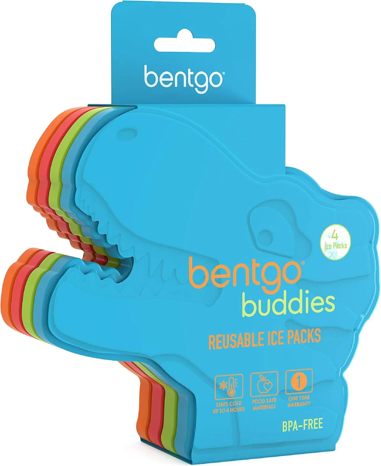Bentgo Buddies Reusable Ice Packs - Pack of 4