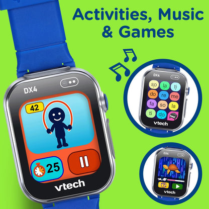 VTech - KidiZoom Smartwatch DX4 with Dual Cameras & Interactive Games