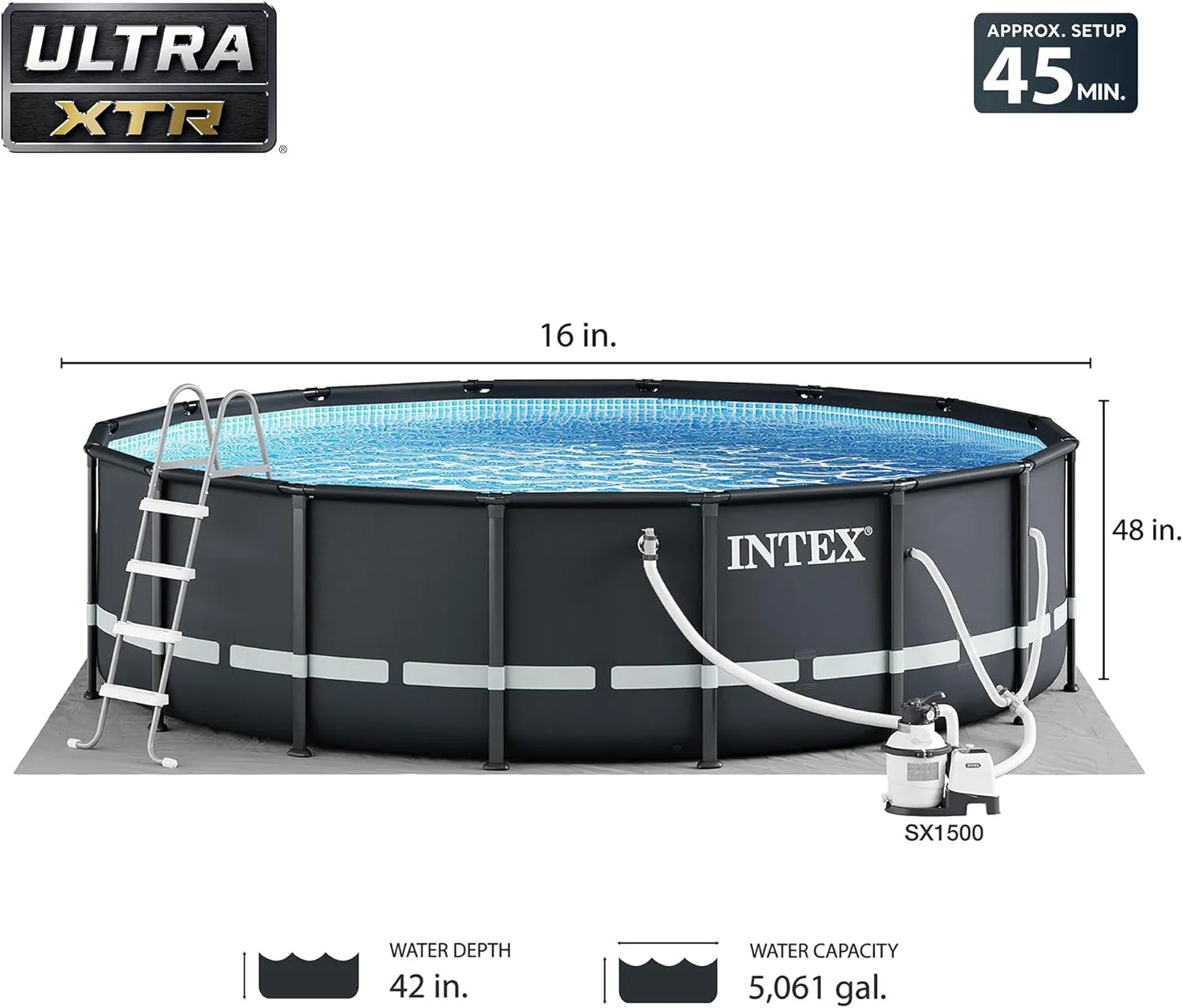 Intex Ultra XTR Frame Pool Set (16x48)