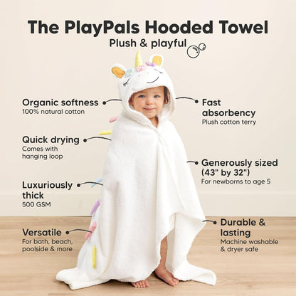 Keababies PlayPals Hooded Towel (Uria)
