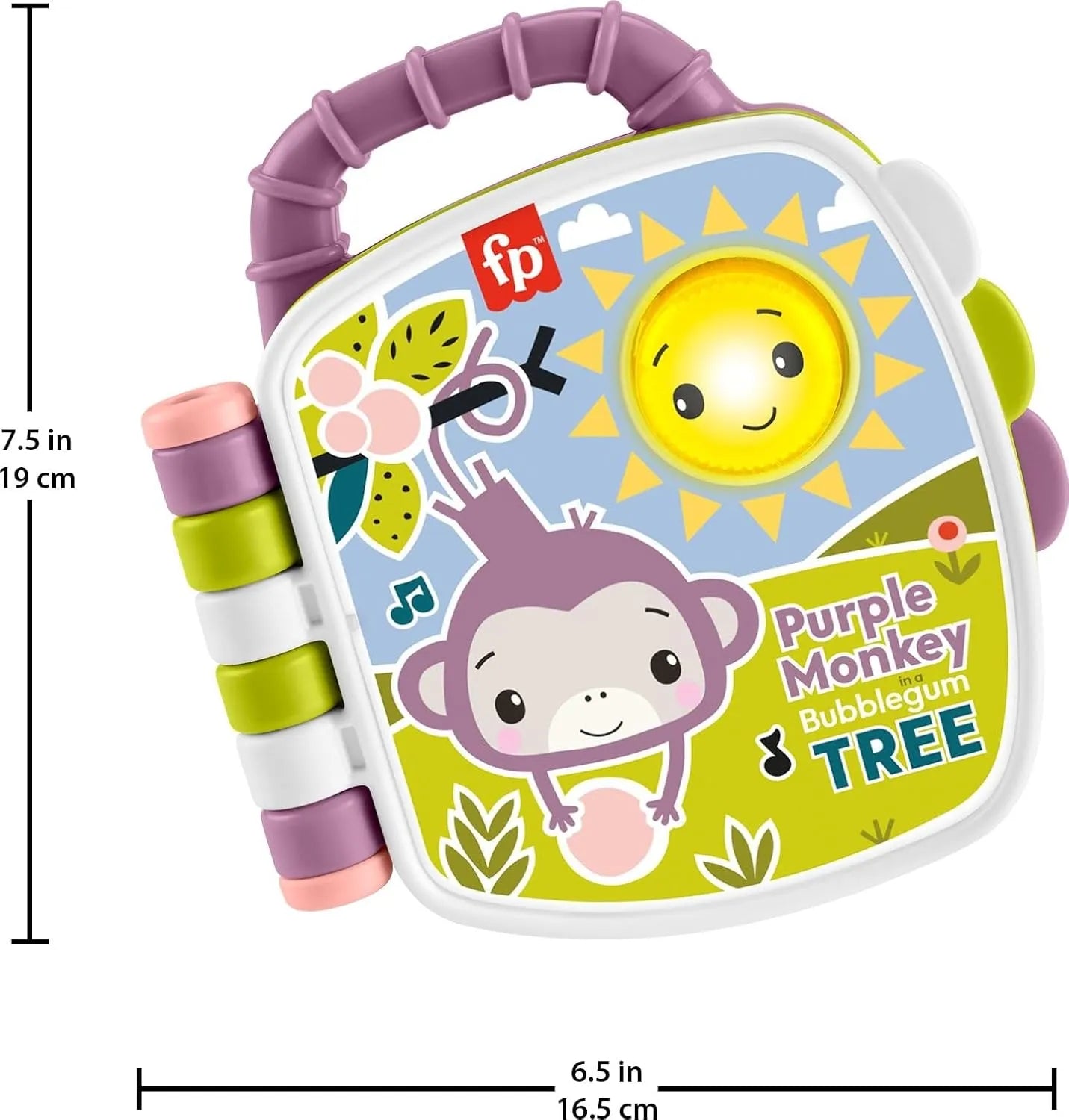 Fisher Price Purple Monkey Book