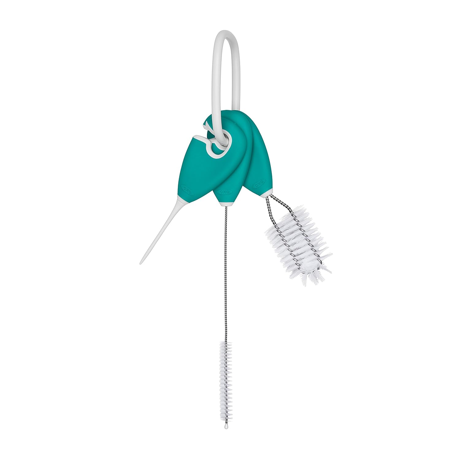 OXO Tot Cleaning Set for Straw & Sippy Cup, Teal