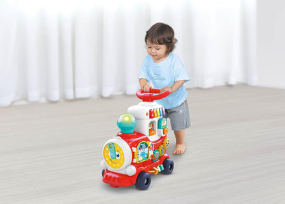 Hola 4-in-1 Push Walker & Ride Convertible Learning Toy