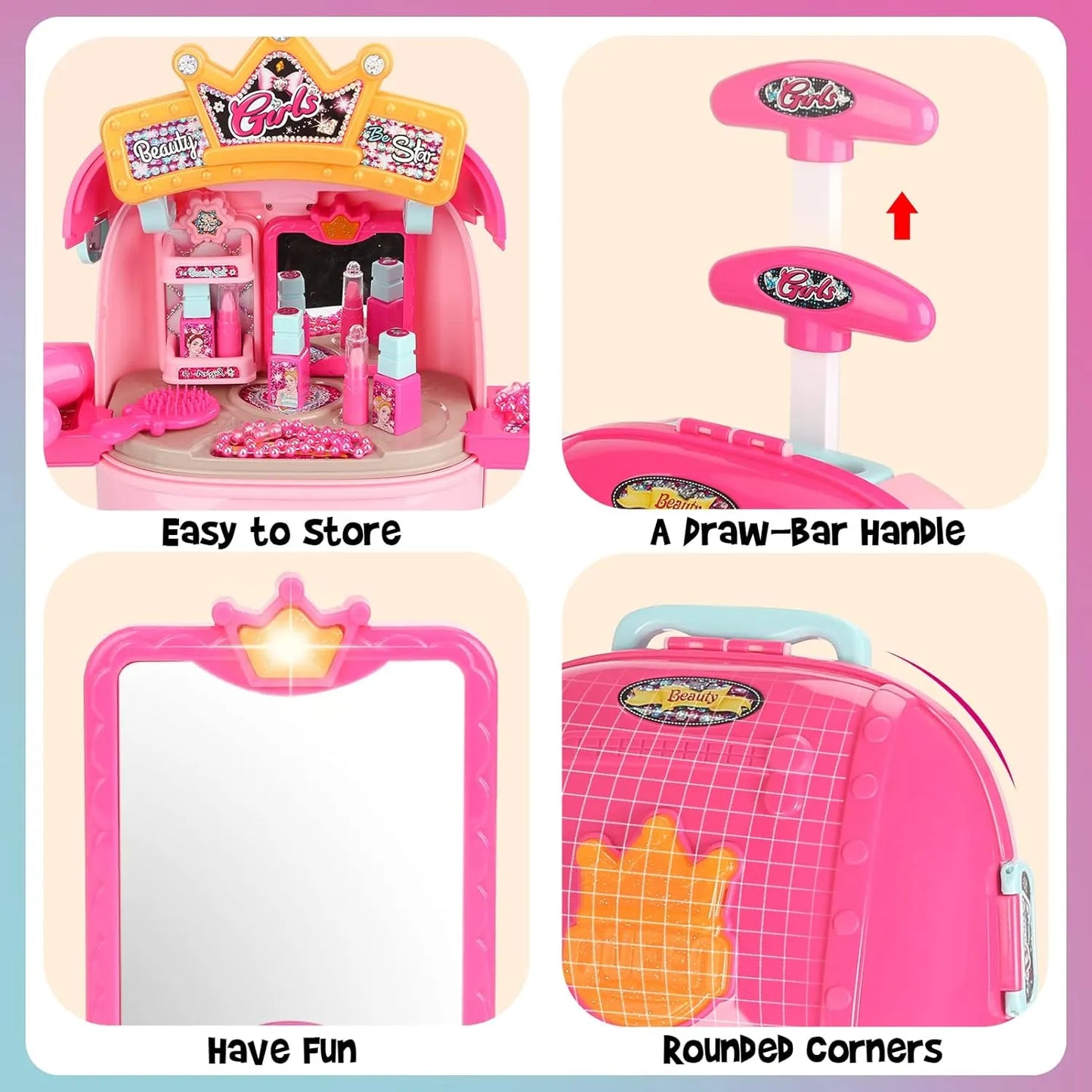 Xiong Cheng Make Up Bag Set with Music And Light