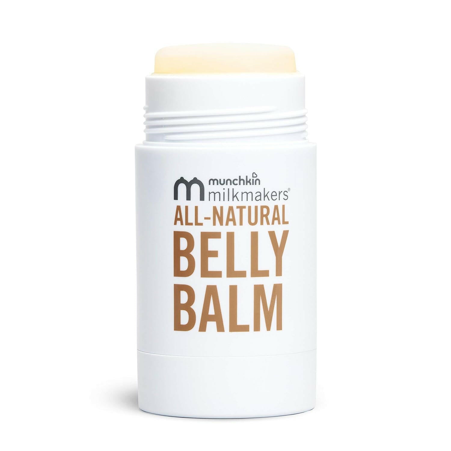 Munchkin Milkmakers Twist-Stick Belly Balm All Natural and Moisturizing for Pregnancy Skincare