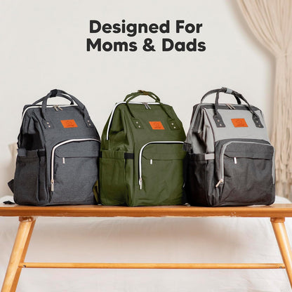 Keababies Original Diaper Bag (Coffee Brown)