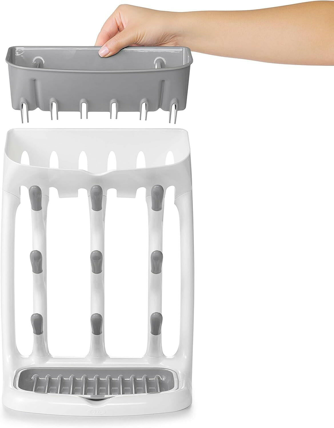 OXO Tot Space Saving Drying Rack - Gray.