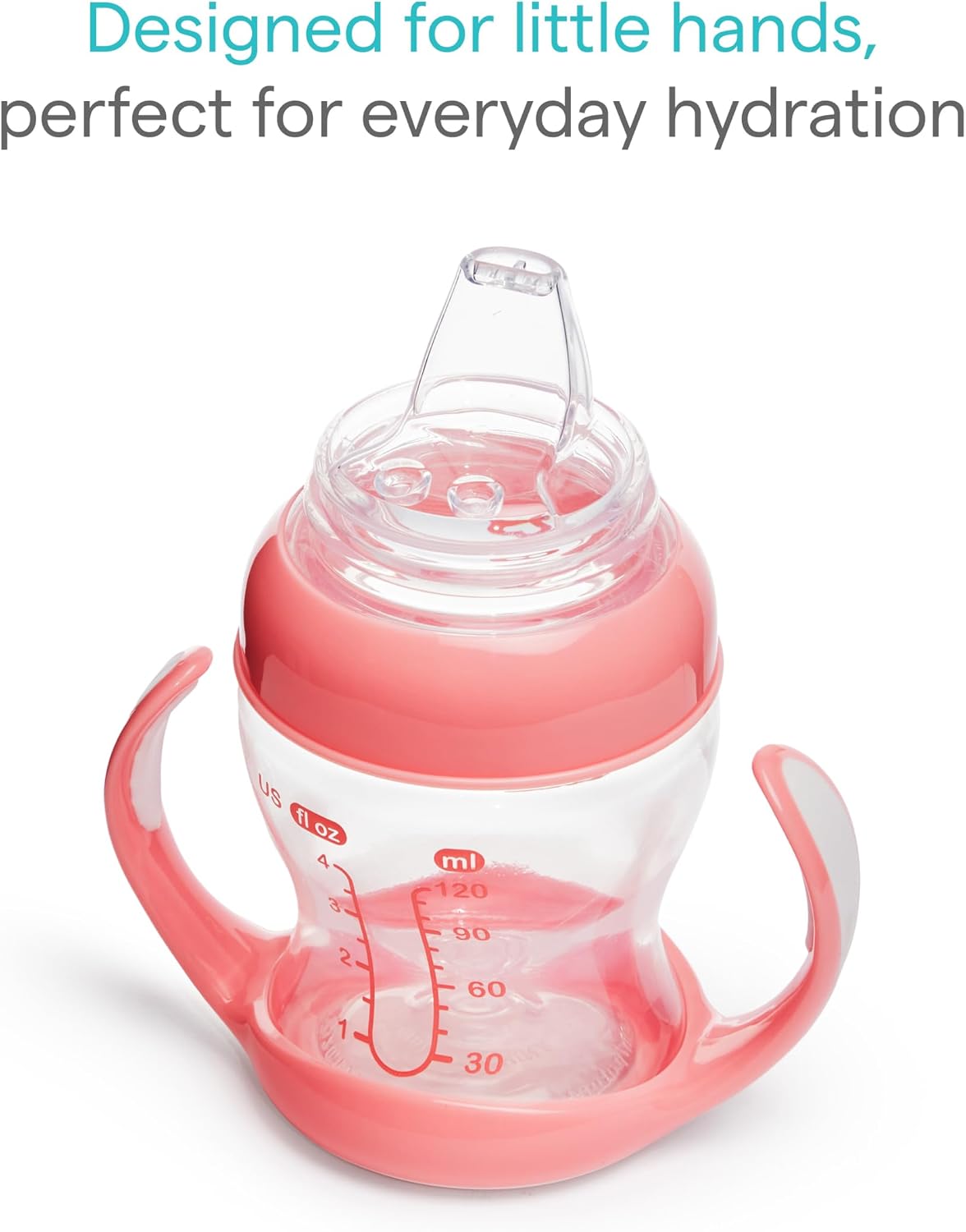 Munchkin Gentle Transition Clear Refreshed Design (Pink, 4oz)