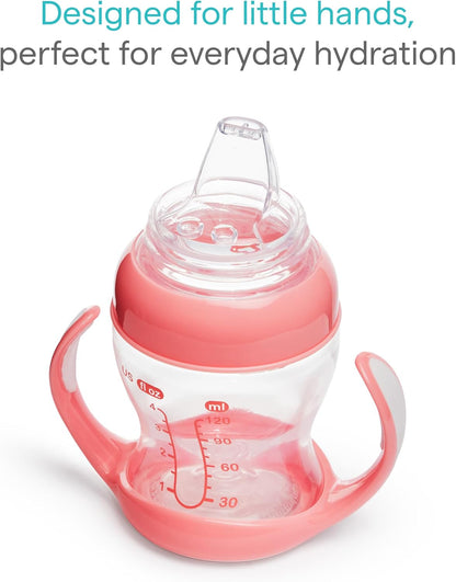 Munchkin Gentle Transition Clear Refreshed Design (Pink, 4oz)