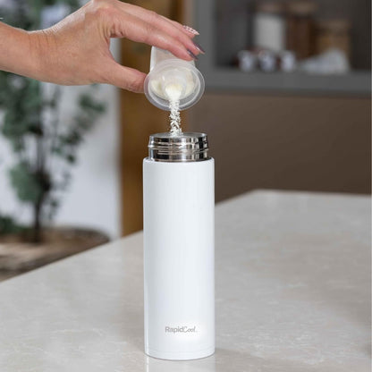 Nuby Rapid Cool Flasks (White) - Pack of 2