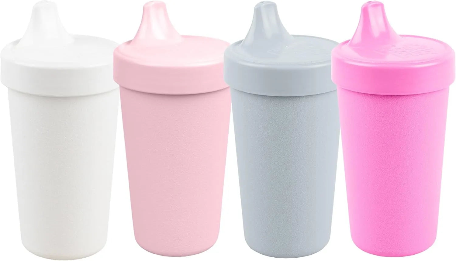 Re-Play Sippy Reusable Spill Proof Cups for Kids - Set of 4 (10 Oz)