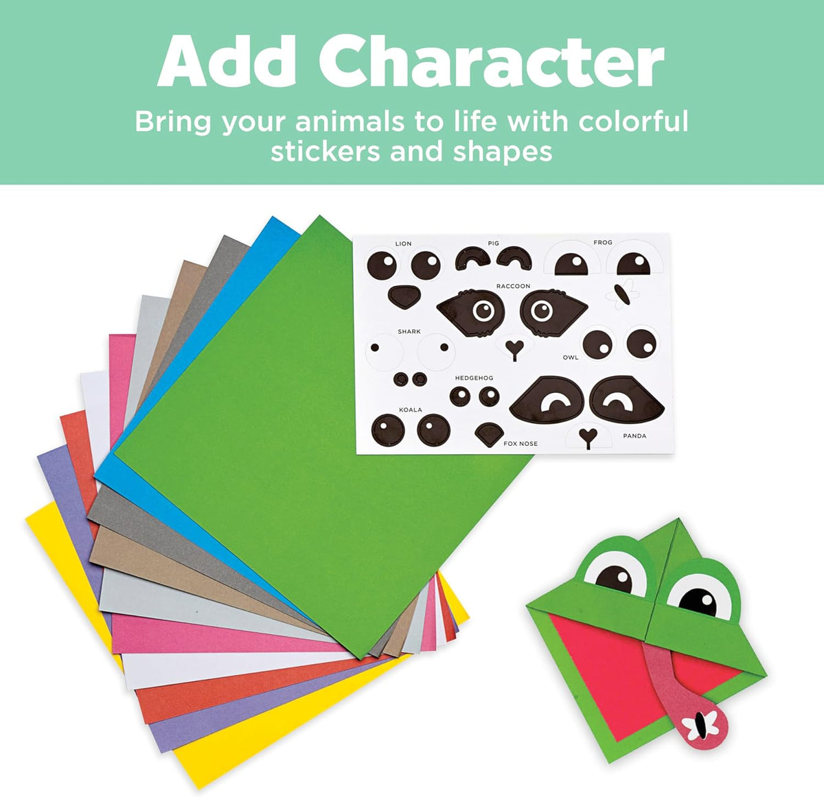Creativity for Kids Corner Creature Bookmarks Origami Mini Kit