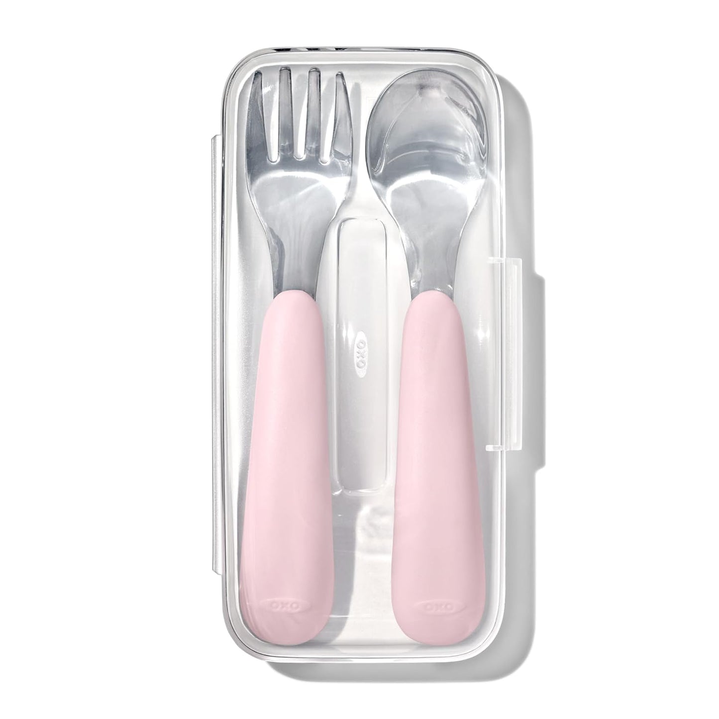 Oxo Tot On The Go Fork And Spoon Set (Blossom)