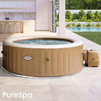 Intex 4 Person Chevron Deluxe Square Bubble Spa (196CM X 71CM)