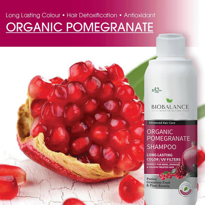 Biobalance Organic Faster Hair Growth Shampoo (Pomegranate, 330ml)