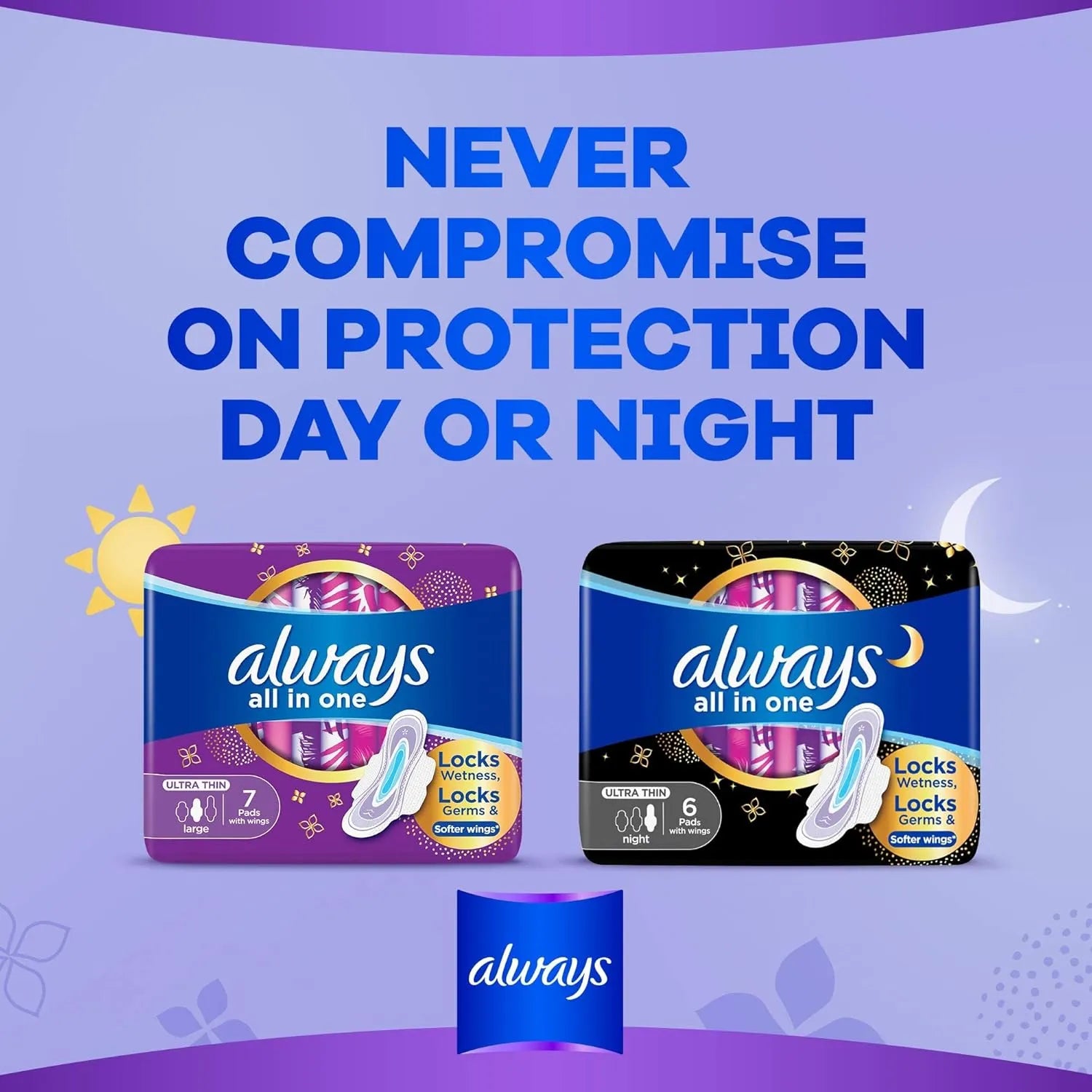 Always Ultra Thin NW XL Night Pads (8x16)