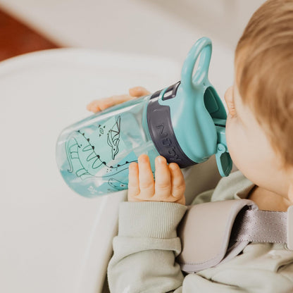 أكواب Nuby Incredible Gulp (ديناصورات) - عبوة من قطعتين
