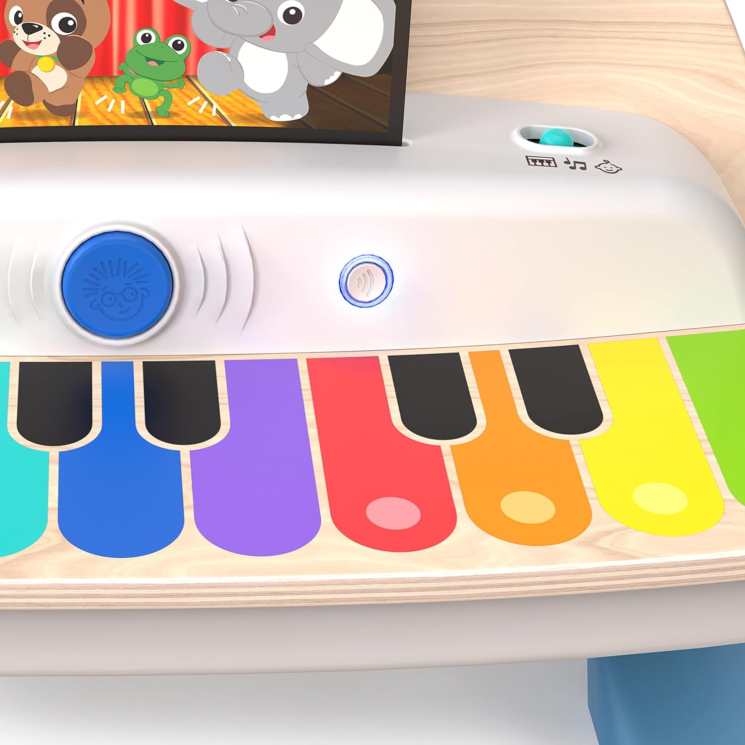 Baby Einstein Together in Tune Piano Safe Wireless Wooden Musical Toddler Toy