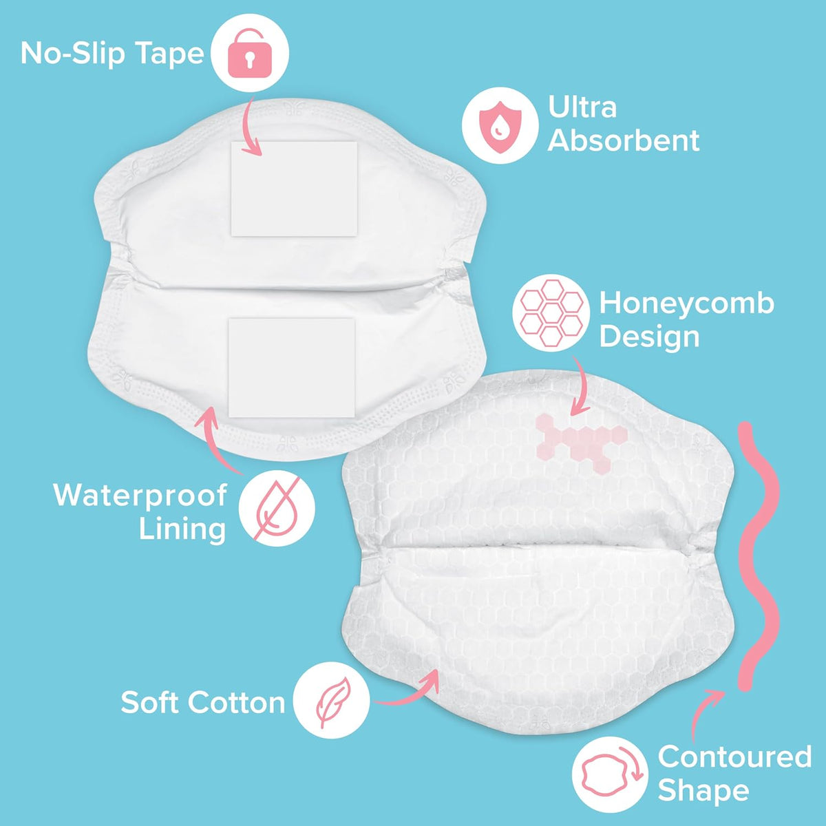 Dr. Talbot's Nursing Pads Soft Disposable Breastfeeding Pads for Moms