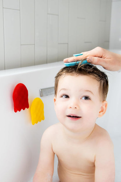 Ubbi Silicone Bath Sponges (Red, Blue, Yellow)