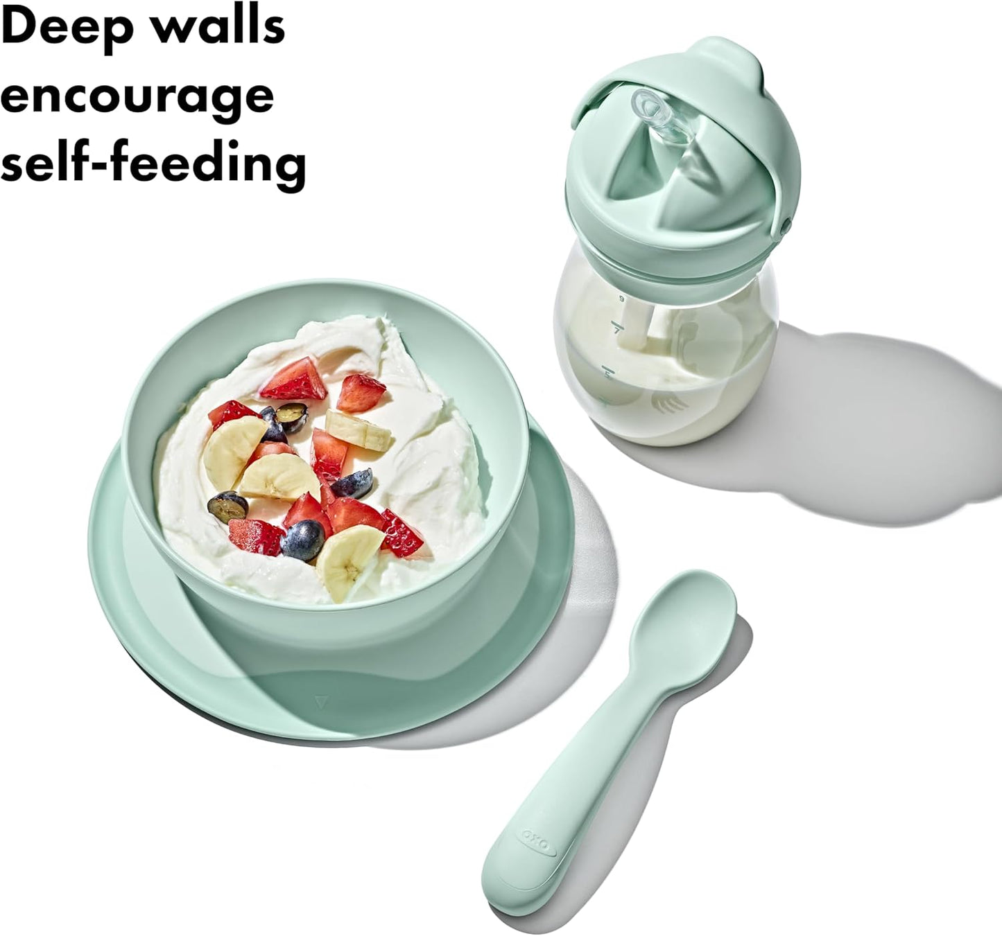 Oxo Tot Stick & Stay Suction Bowl (Opal)