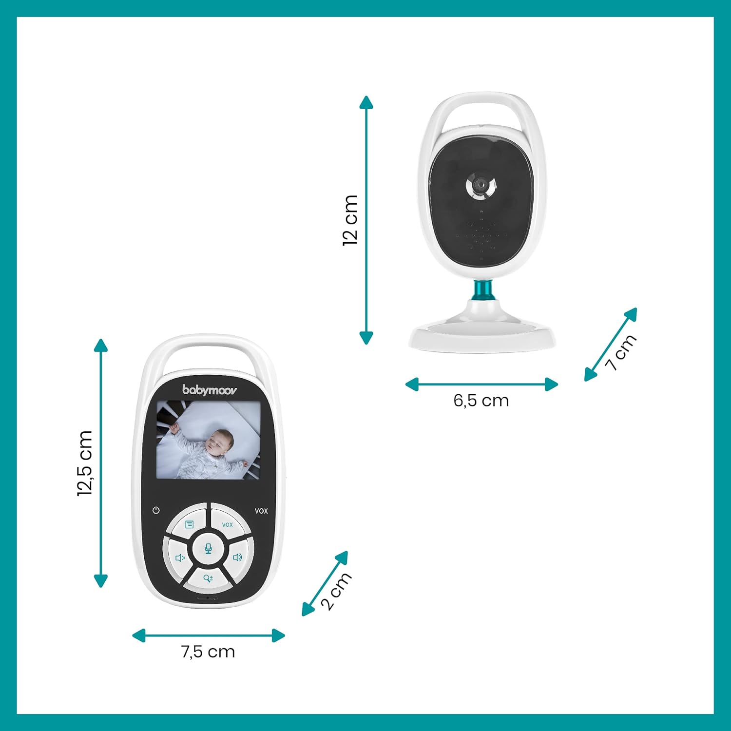 Babymoov YOO See Video Baby Monitor with Camera and Night Vision