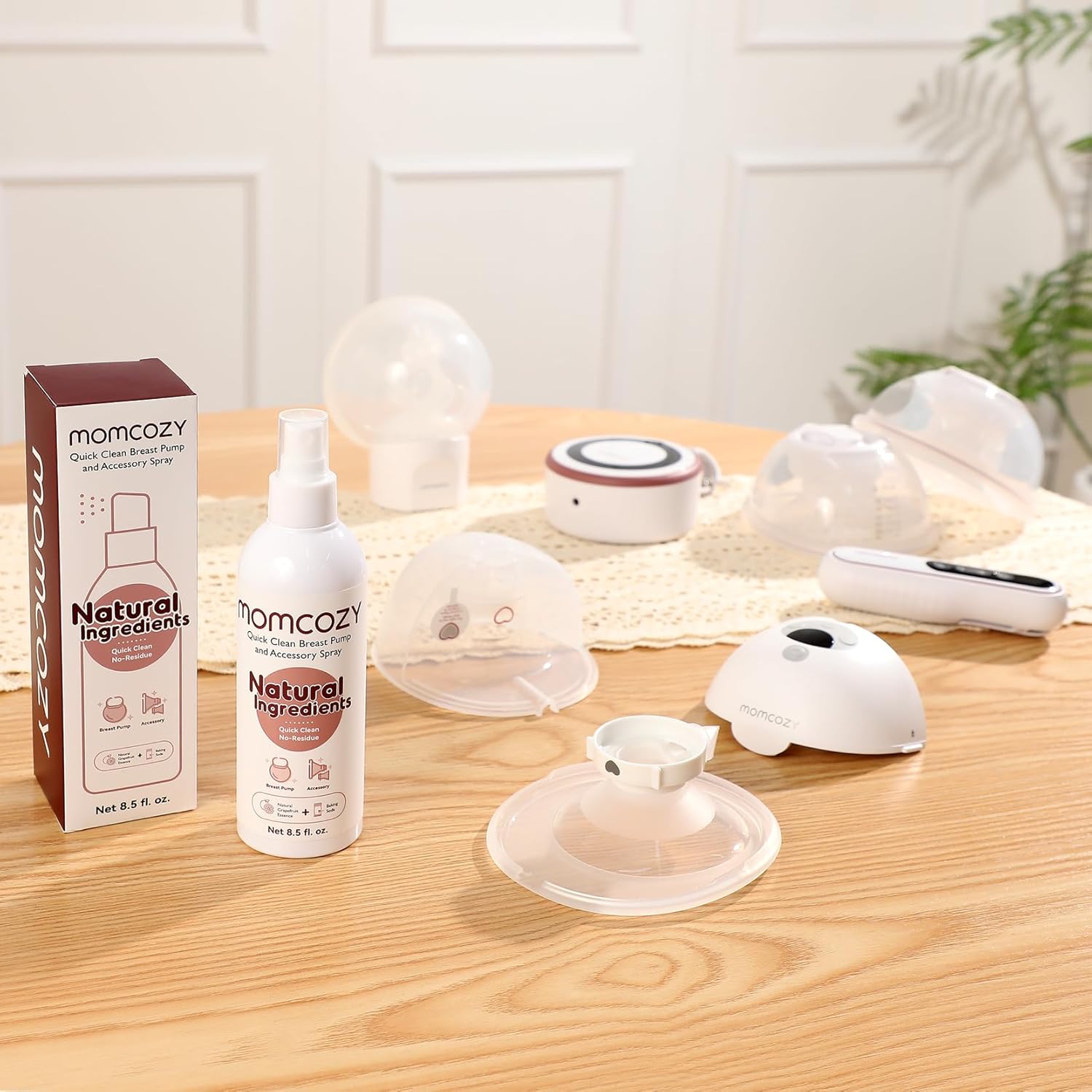 Momcozy Portable Breast Pump Cleaner Spray (8.5 fl oz)