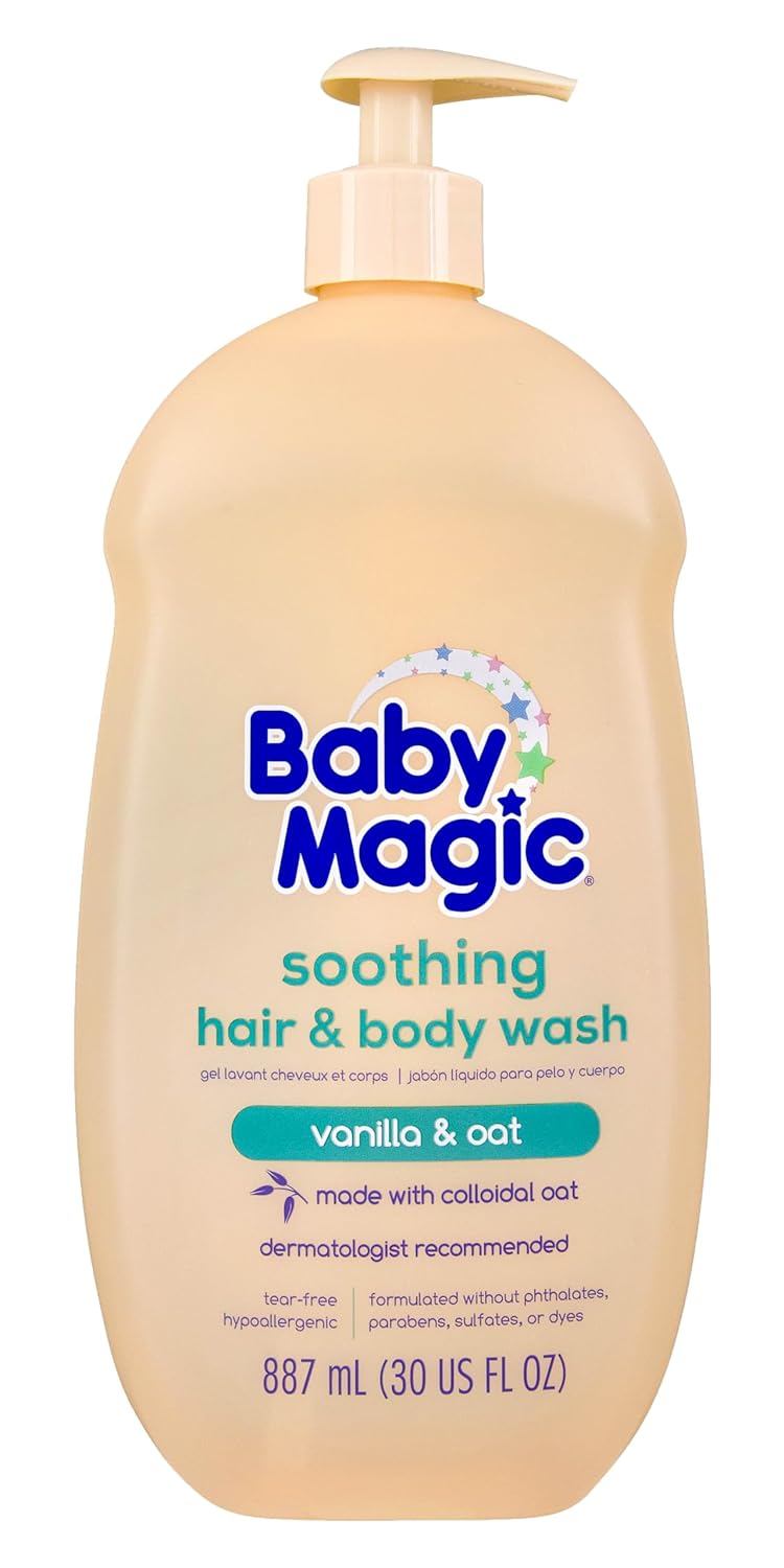 Baby Magic Soothing Hair And Body Wash - Vanilla And Oat (887ml)