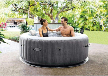 Intex 4 Person Greywood Deluxe Round Bubble Spa (196CM X 71CM)