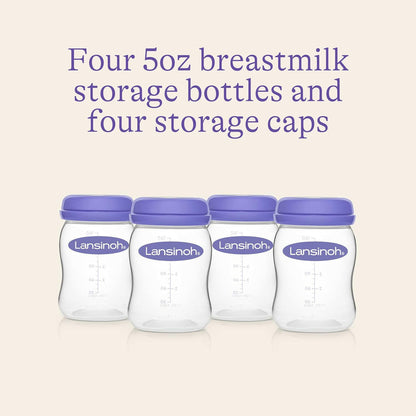 Lansinoh Breastmilk Storage Bottles (Pack of 4).