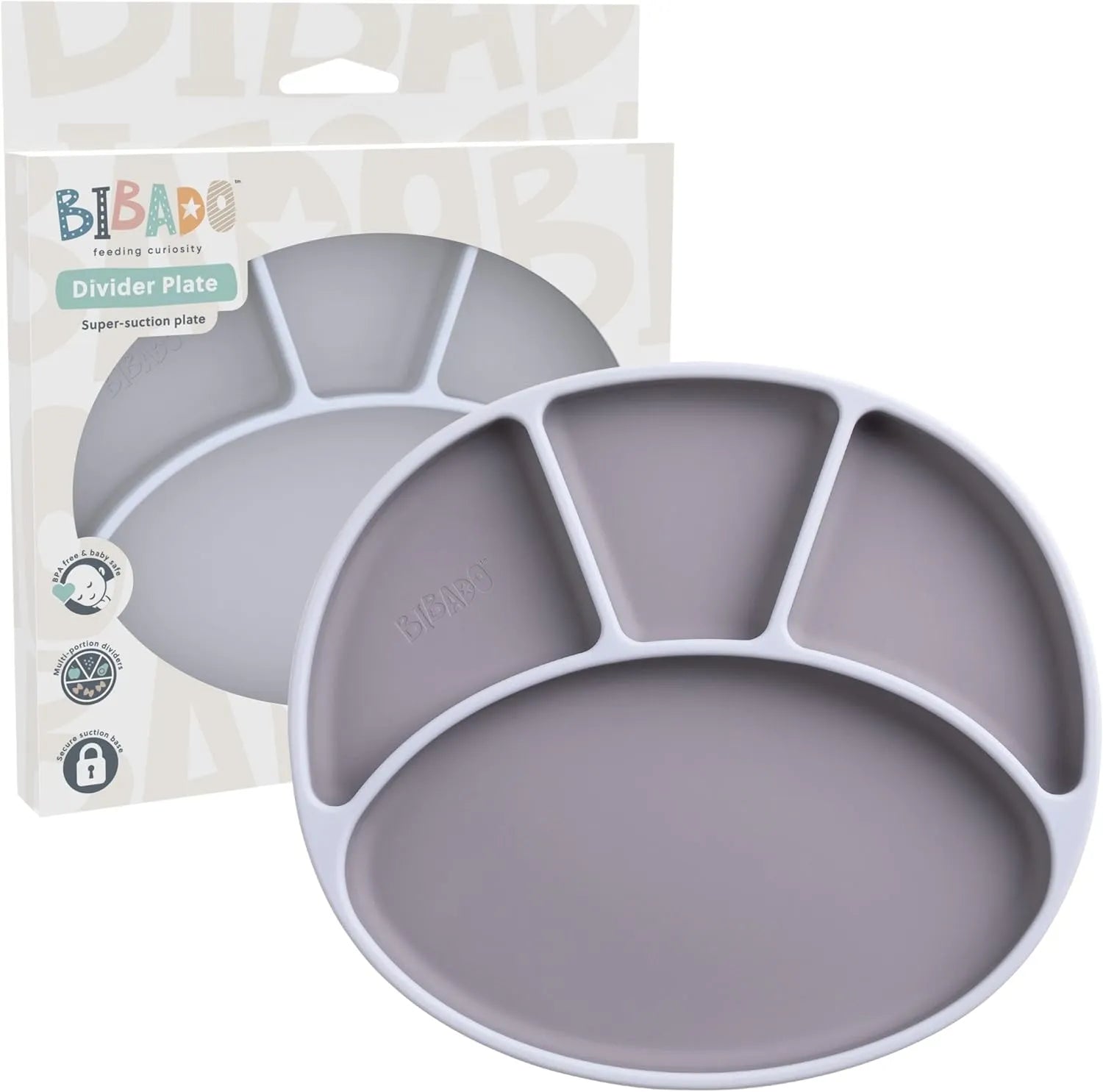 Bibado Silicone Suction Divider Plate