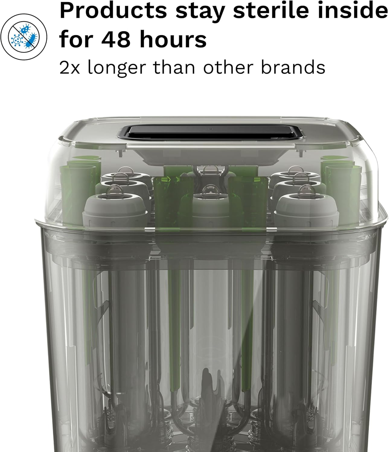 Baby Brezza SuperQuick 10 Minute Sterilizer Dryer (Stainless)