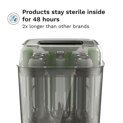 Baby Brezza SuperQuick 10 Minute Sterilizer Dryer (Matte Black)