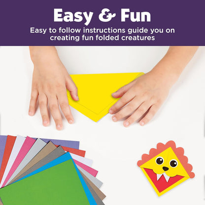 Creativity for Kids Corner Creature Bookmarks Origami Mini Kit