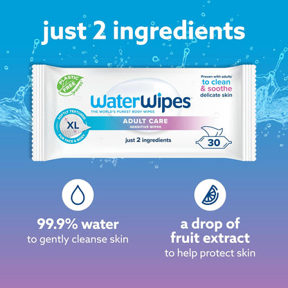 Water Wipes Adult Wipes Core (30 Pcs)