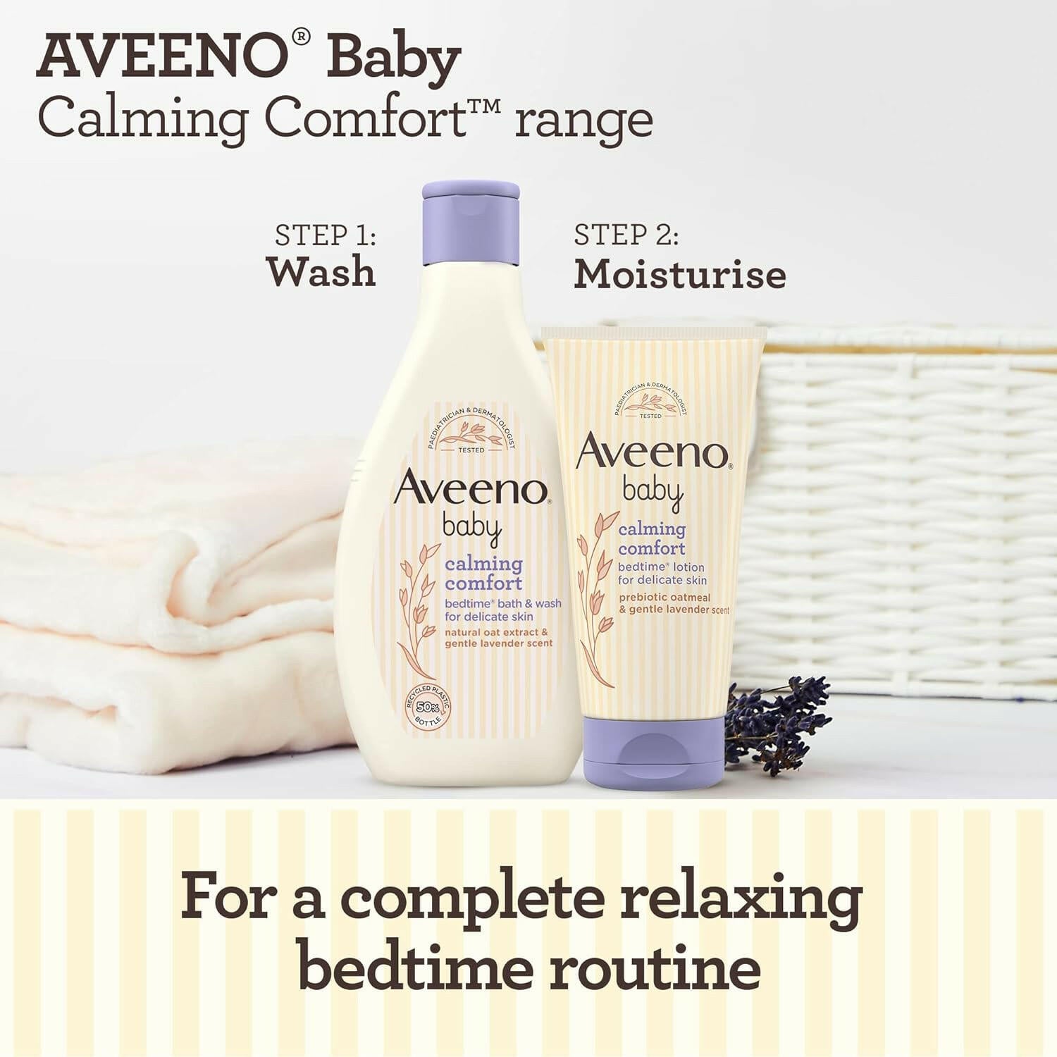 Aveeno Baby Calming Comfort Bedtime Lotion, 150 ml