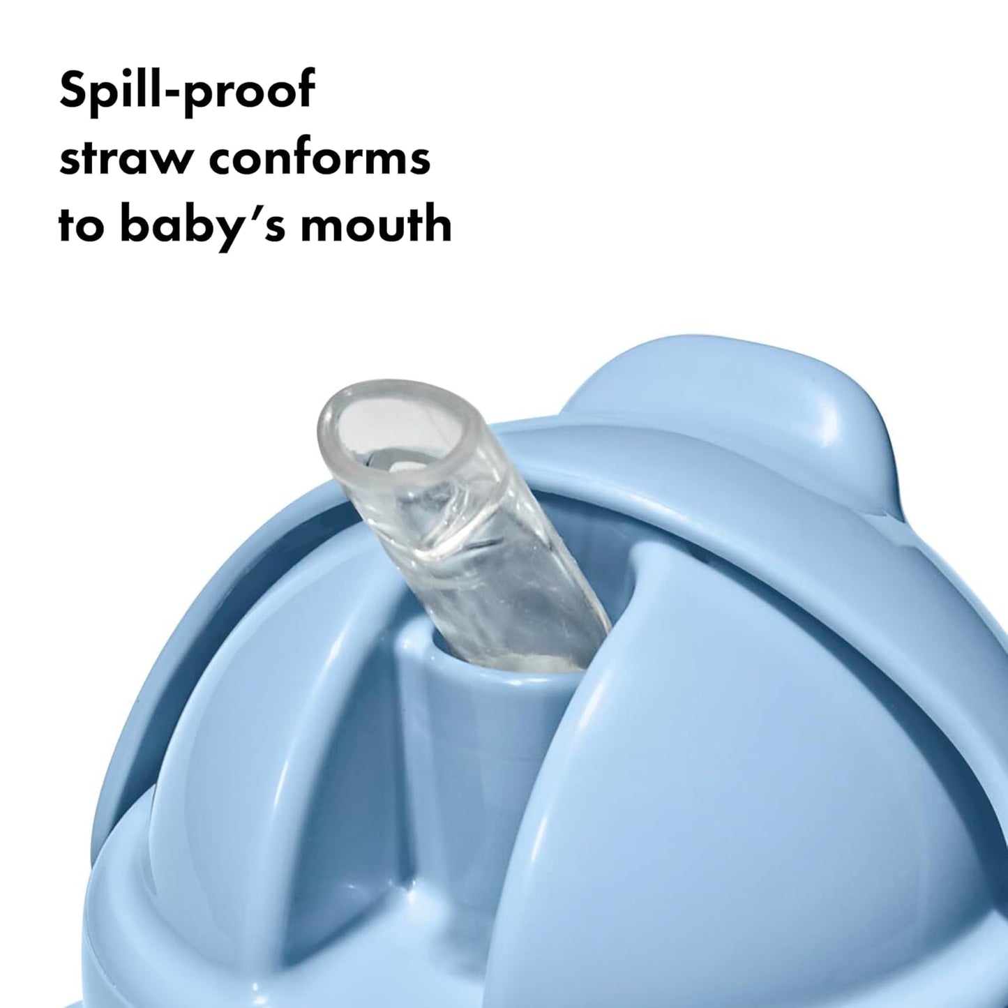 كوب شرب بمصاصة للانتقال من OXO Tot بمقابض قابلة للإزالة، 6oz