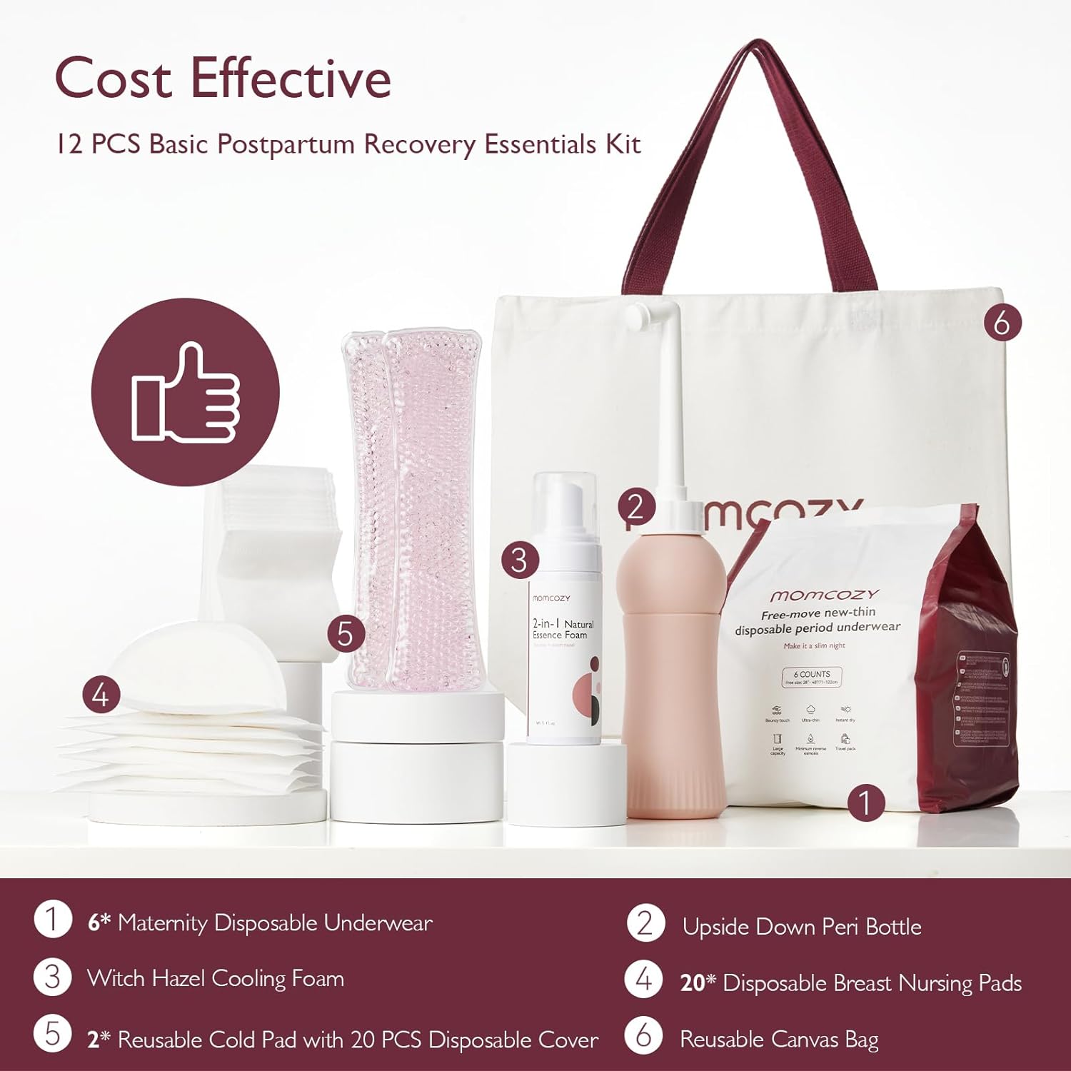 Momcozy Postpartum Recovery Essentials Kit