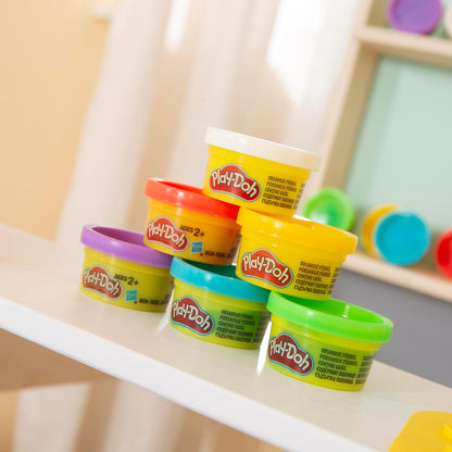 Play-Doh - Kids Starter Set – 3D Creative Mat, FSC Wooden Tools, 6 Kneading Cans